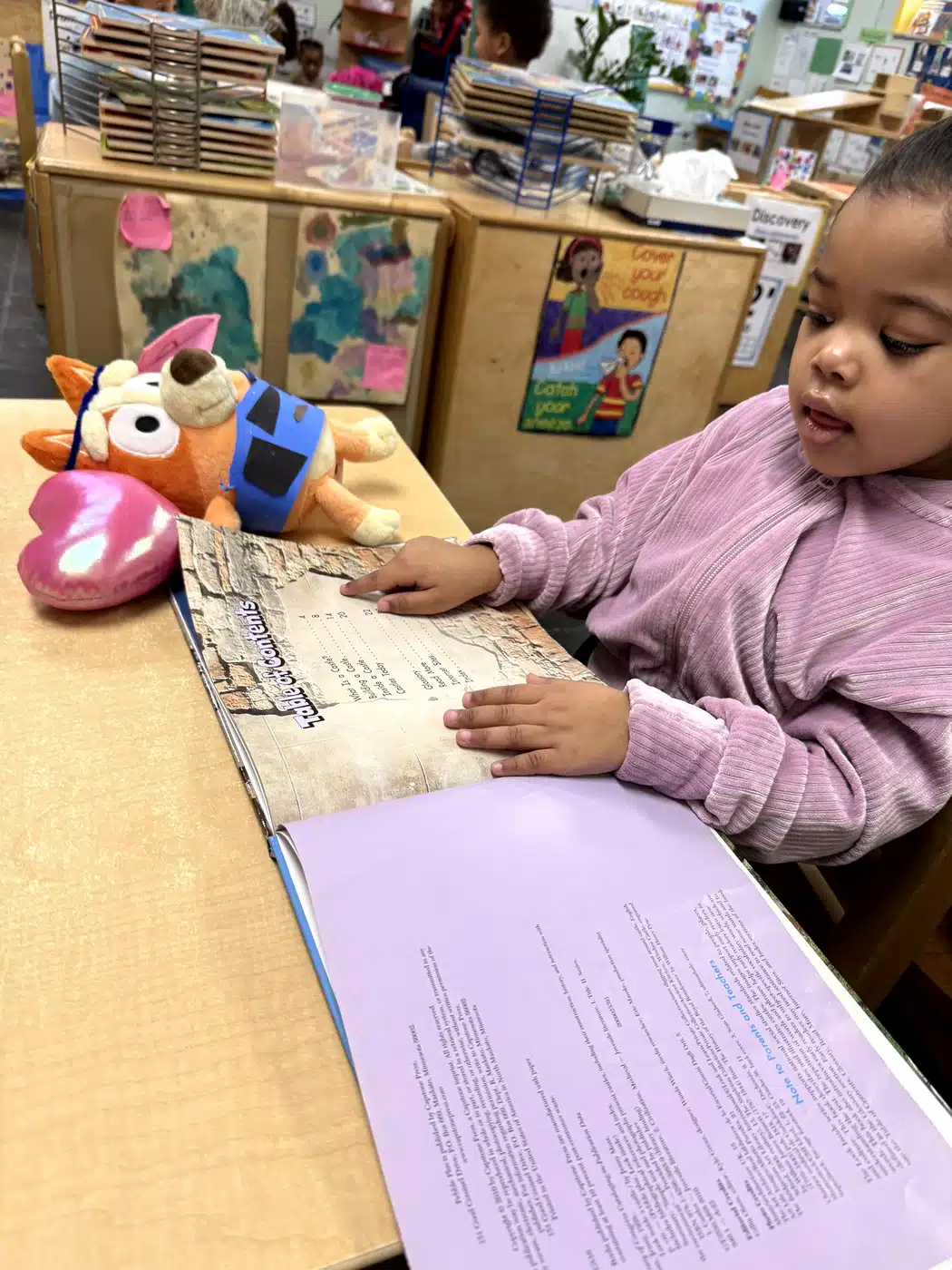 Teacher-led seasonal classroom lesson at PDC100