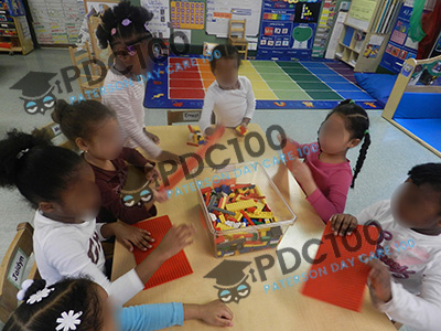 Children Paying Legos